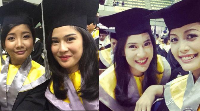 tanggal 20 Agustus 2014 Dian Sastro meraih gelar Magister program studi S2 Fakultas Ekonomi di Universitas Indonesia (UI).