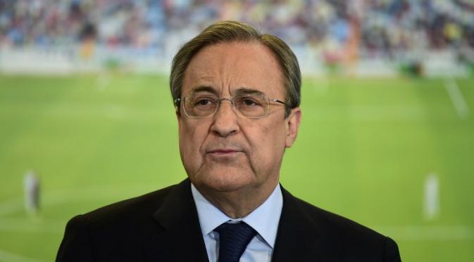 Presiden Real Madrid Florentino Perez (Javier Soriano/AFP)