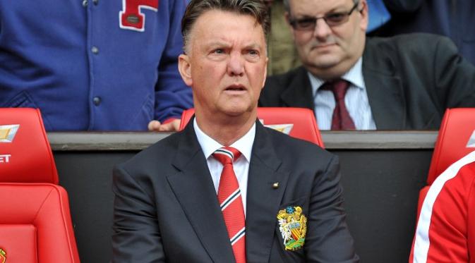 Manajer Manchester United Louis Van Gaal (Paul Ellis/AFP)