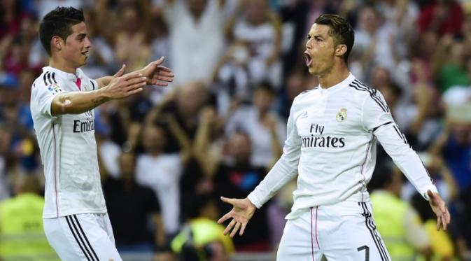 Jelang Liga Champions, Ronaldo Usir James Rodriguez dari Latihan