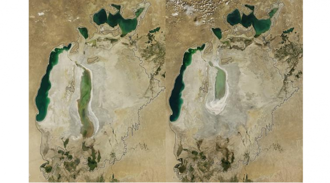 Danau Laut Aral 2011-2013 (NASA)