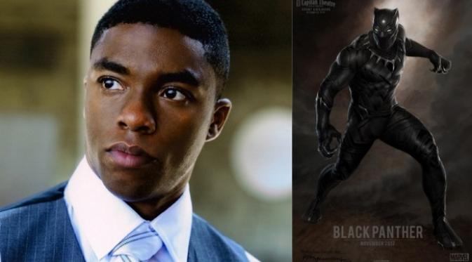Chadwick Boseman, pemeran Black Panther.