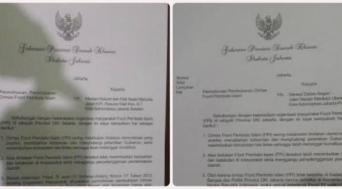 surat ahok