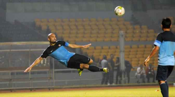 Sergio Van Dijk ketika memperkuat Timnas Indonesia