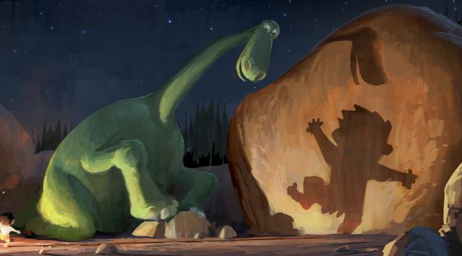 Tampilan Film Animasi The Good Dinosaur Dipamerkan


