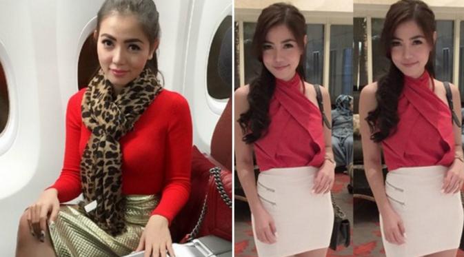 Warna Merah Jadi Warna Andalan Gaya Pakaian Bella Shofie