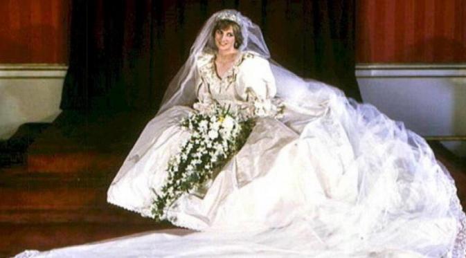 Gaun Pernikahan Putri Diana