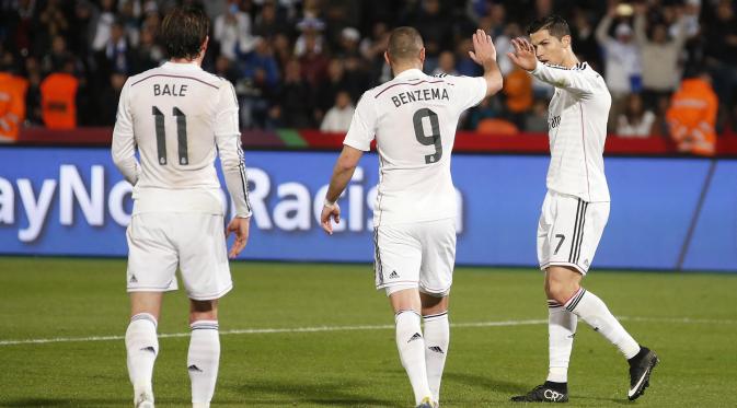 Trisula Madrid Ronaldo-Bale-Benzema