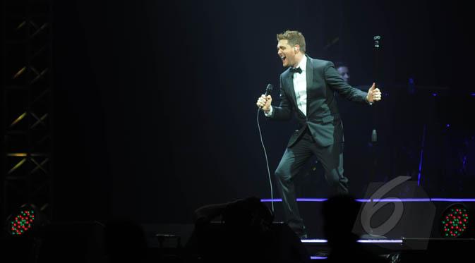 Konser Michael Buble Sukses Hipnotis Penonton