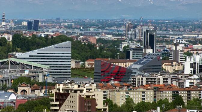 Ilustrasi: Stadion baru Rossoneri bakal berdekatan dengan kantor pusat mereka, Casa Milan (c) www.milanopanoramica.com