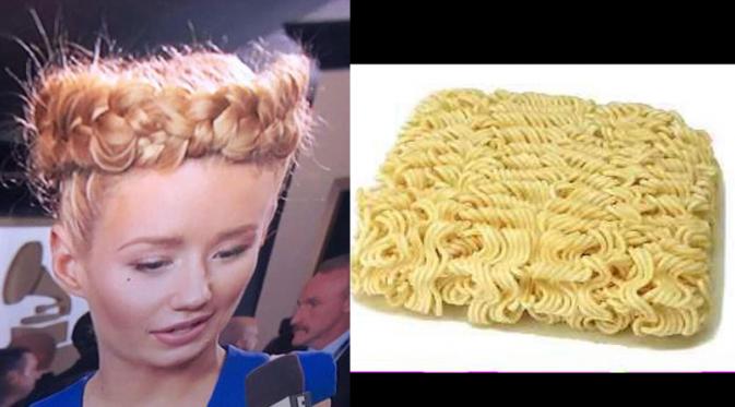 Iggy Azalea dibuat meme seperti noodle