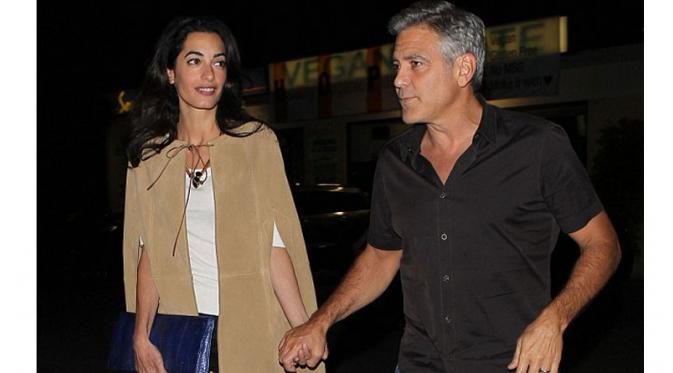 George Clooney rayakan valentine pertama bersama istri