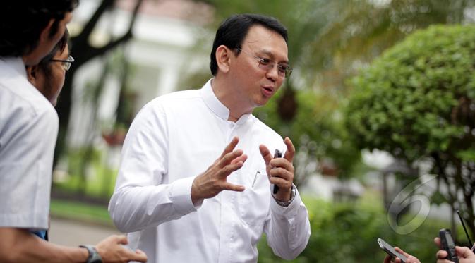 Gubernur Ahok tak bisa penuhi undangan Raisa (Liputan6.com/Faizal Fanani)