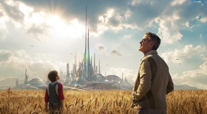 Di trailer panjang film terbaru Disney, Tomorrowland kita bisa menyaksikan aksi dua tokoh utamanya di dalam film.