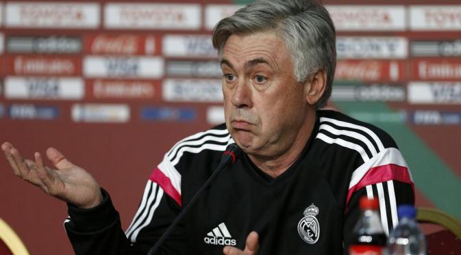 Ancelotti dikabarkan bakal kehilangan jabatannya jika Madrid kalah dari Barcelona di laga El Classico.