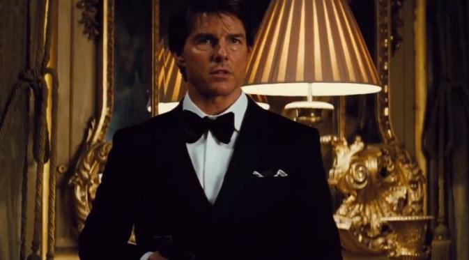 Aksi Tom Cruise di Missiion Impossible 5 siap tayang Juli 2015. Foto: Istimewa