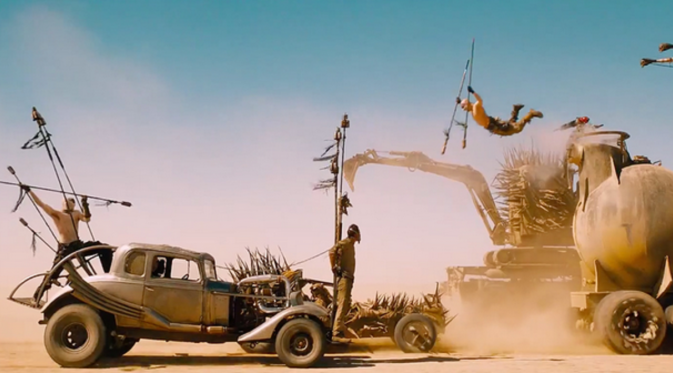 Mad Max: Fury Road banyak menghabiskan bujet untuk adegan perang.