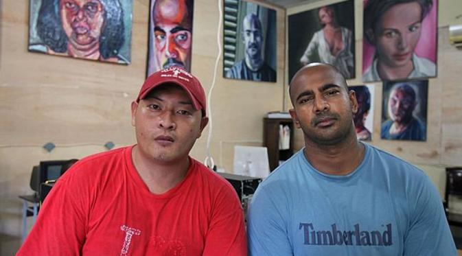 Terpidana mati duo Bali Nine, Andrew Chan (kiri) dan Myuran Sukumaran. (www.news.com.au)