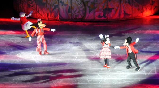 Momen di Disney On Ice: Dare to Dream. (foto: Panji Diksana)  