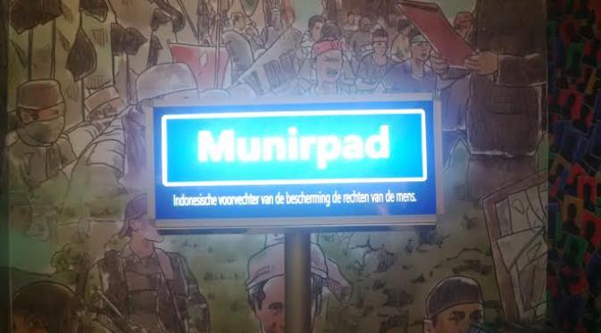 Nama lengkap‎ jalan tersebut adalah Munirpad, Indonesische voorvechter van de bescherming de rechten van de mens 