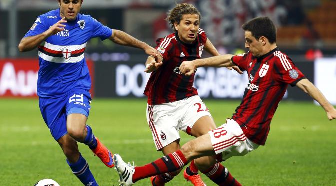 AC Milan vs Sampdoria (Reuters)