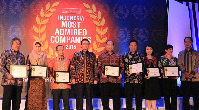 10 perusahaan Indonesia yang paling dikagumi berdasarkan kategori