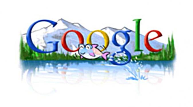 Google Doodle Hari Bumi 2004 | via: ibnlive.in.com