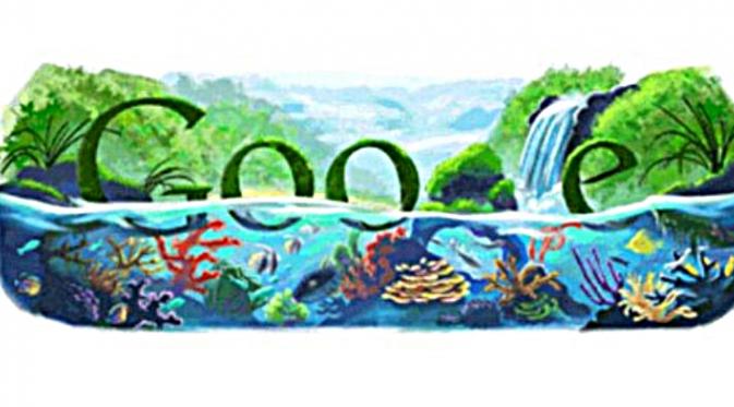 Google Doodle Hari Bumi 2009 | via: ibnlive.in.com
