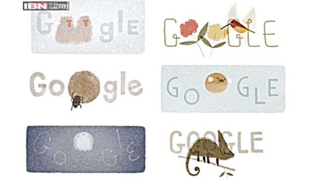 Google Doodle Hari Bumi 2014 | via: ibnlive.in.com