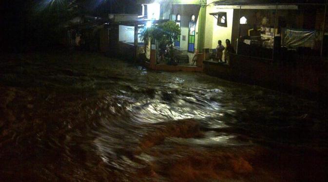 Banjir di Solo, Jawa Tengah. (Twitter)