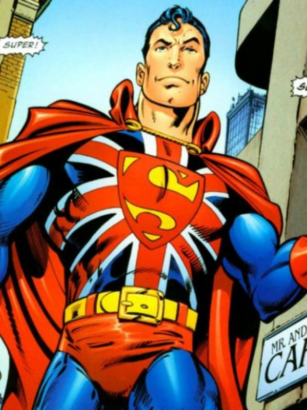 2. Superman: True Brit by John Cleese  (Via: gold.uktv.co.uk dan dc.wikia.com)