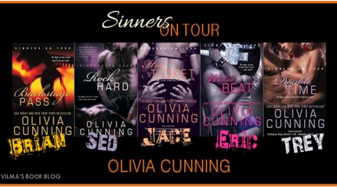 Sinners on Tour Series oleh Olivia Cunning | via: vilmasbookblog.com