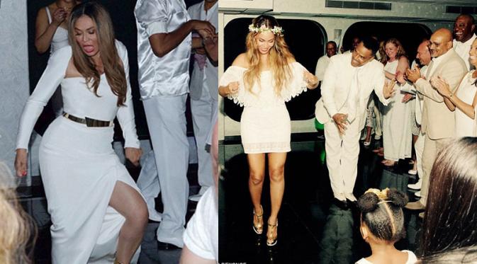 Beyonce dan sang ibu, Tina Knowles juga ajarkan Blue Ivy dansa