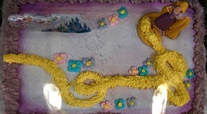 6. Rapunzel  (Via: cakewrecks.com)