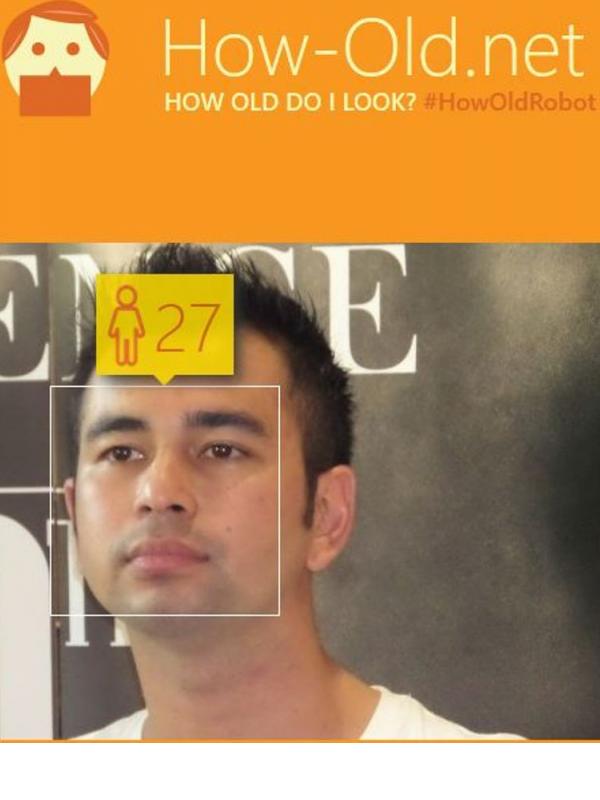 Raffi Ahmad. Usia asli: 28 tahun.