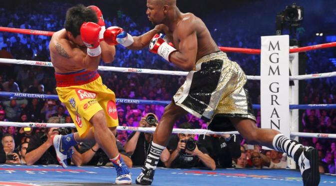 Floyd Mayweather vs Manny Pacquiao (REUTERS/Steve Marcus)