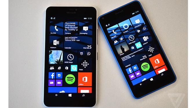 Lumia 640 dan Lumia 640 XL (theverge.com)