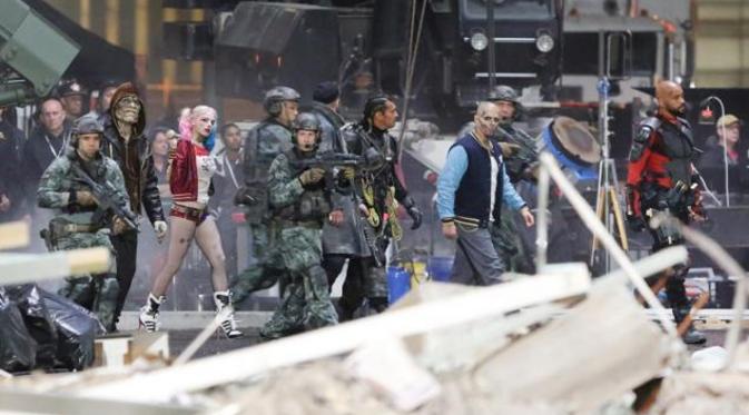 Pemain film Suicide Squad. Foto: via nydailynews.com