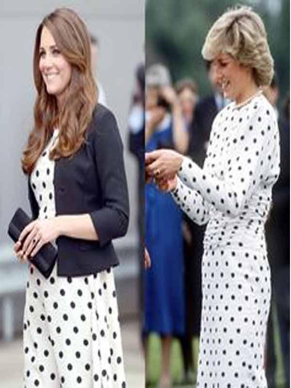 Kate Middleton dan Putri Diana