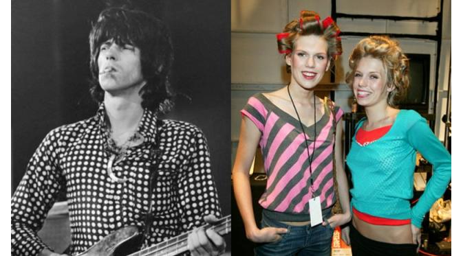 Keith Richards & Alexa and Theodora Richards | via: buzzfeed.com