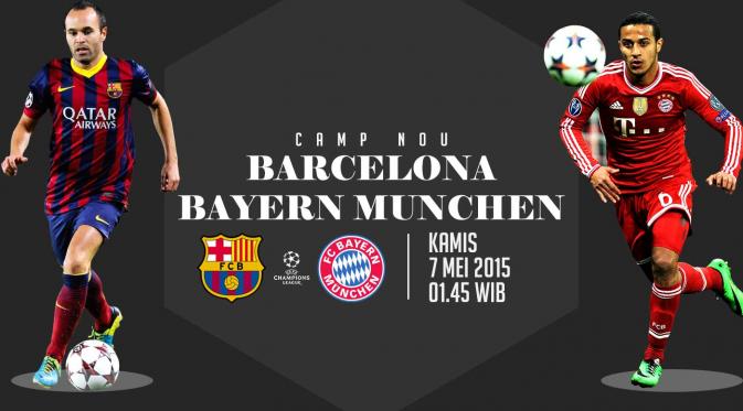 Barcelona vs Bayern Munchen (Liputan6.com/Ari Wicaksono)