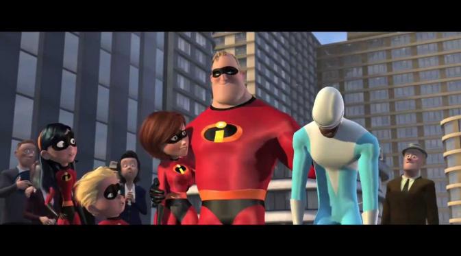 Adegan film The Incredibles. Foto: Youtube