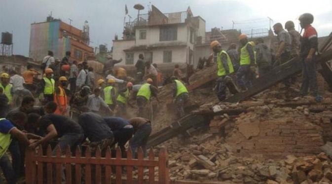 4 Gempa Terdahsyat di Nepal | via: tribunnews.com