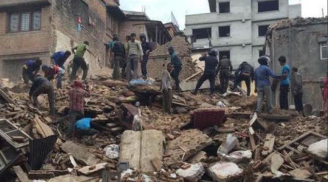 4 Gempa Terdahsyat di Nepal | via: news.liputan6.com
