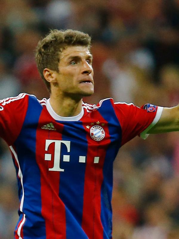 Striker Bayern Muenchen Thomas Muller