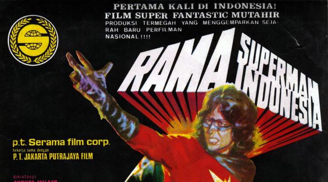 Film superhero pertama, 'Rama Superman Indonesia.  Foto: Youtube