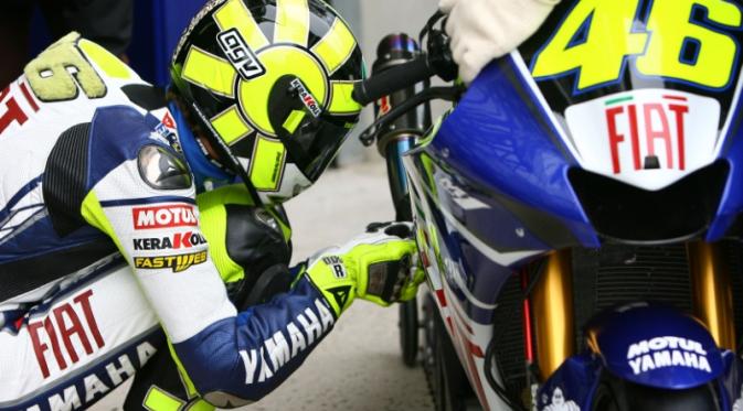 Ritual Valentino Rossi di MotoGP