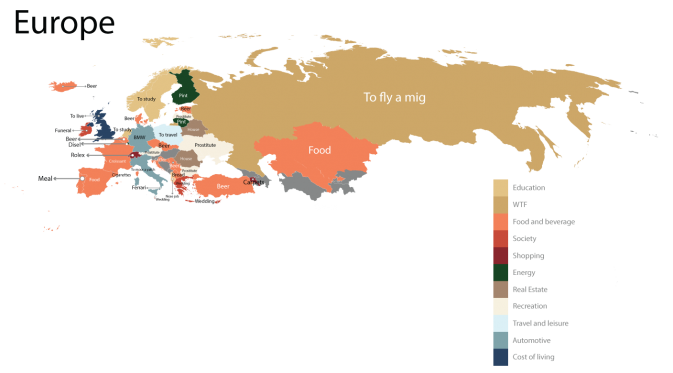 Eropa word map