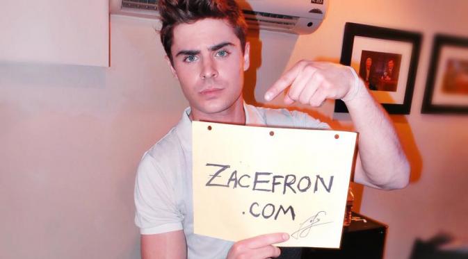 Zac Efron (foto: Zac Efron Official Facebook Page)