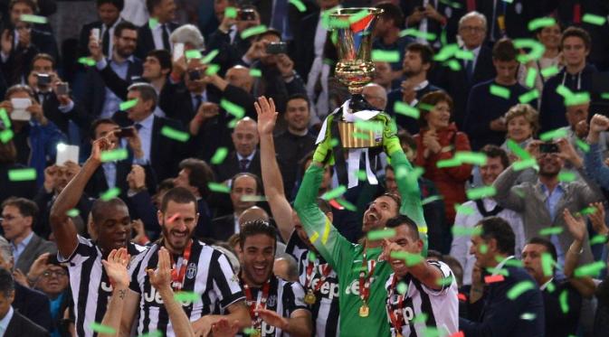 Juventus Raih Gelar ke-10 Coppa Italia (ALBERTO PIZZOLI / AFP)